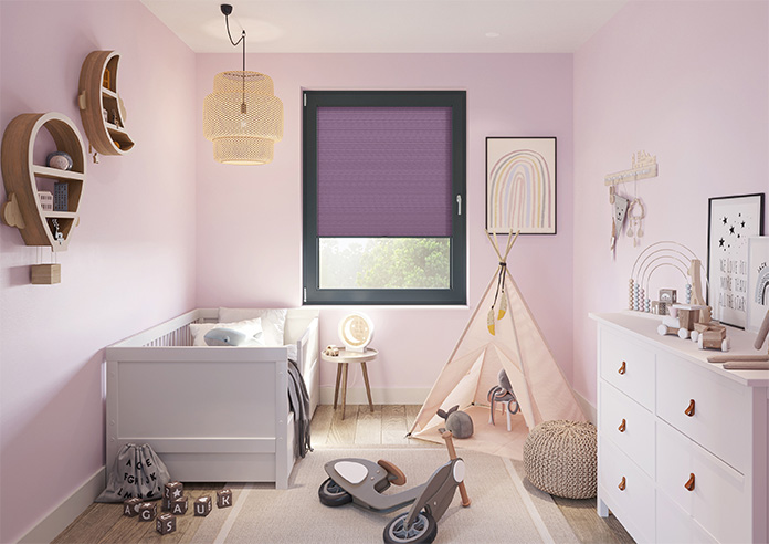 Obscura, Berry - Stick Fit Honeycomb Blind - Image 8